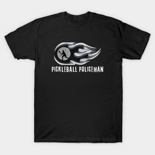 Policeman  pickleball player , fun shirt for the whole team ,group player T-Shirt